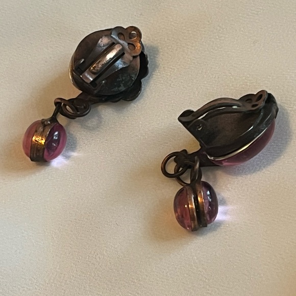 Danny Pollak vintage brooch and clip earrings - Picture 3 of 3